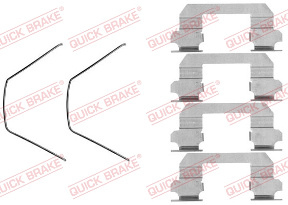 QUICK BRAKE 109-1789 Kit accessori, Pastiglia freno-Kit accessori, Pastiglia freno-Ricambi Euro