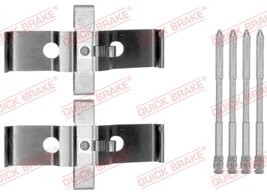 QUICK BRAKE 109-1796 Kit accessori, Pastiglia freno-Kit accessori, Pastiglia freno-Ricambi Euro