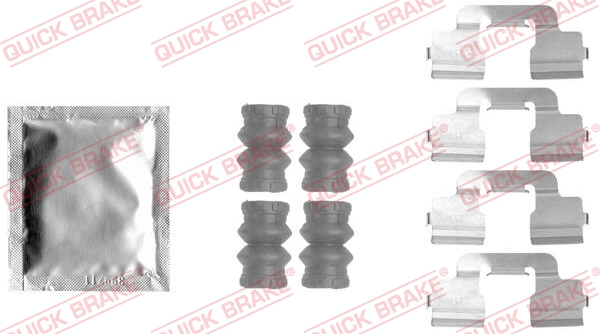 QUICK BRAKE 109-1797 Kit accessori, Pastiglia freno-Kit accessori, Pastiglia freno-Ricambi Euro