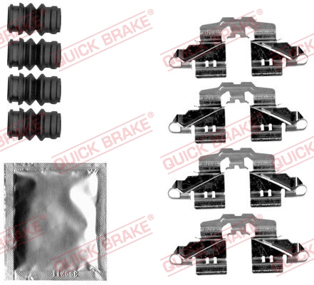 QUICK BRAKE 109-1808 Kit accessori, Pastiglia freno