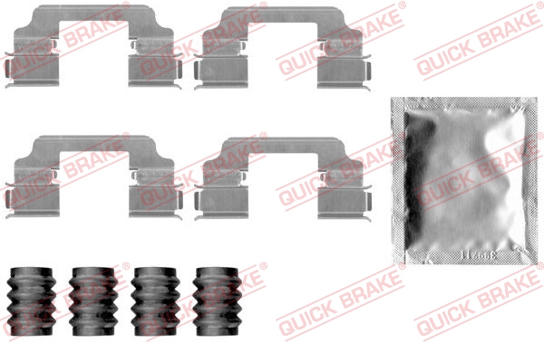 QUICK BRAKE 109-1826 Kit accessori, Pastiglia freno