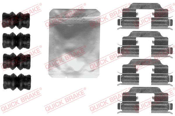 QUICK BRAKE 109-1832 Kit accessori, Pastiglia freno