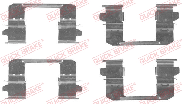 QUICK BRAKE 109-1834 Kit accessori, Pastiglia freno-Kit accessori, Pastiglia freno-Ricambi Euro