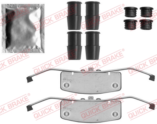 QUICK BRAKE 109-1837 Kit accessori, Pastiglia freno-Kit accessori, Pastiglia freno-Ricambi Euro