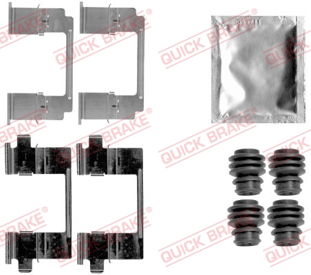 QUICK BRAKE 109-1840 Kit accessori, Pastiglia freno-Kit accessori, Pastiglia freno-Ricambi Euro