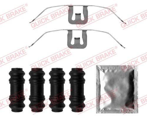 QUICK BRAKE 109-1845 Kit accessori, Pastiglia freno-Kit accessori, Pastiglia freno-Ricambi Euro