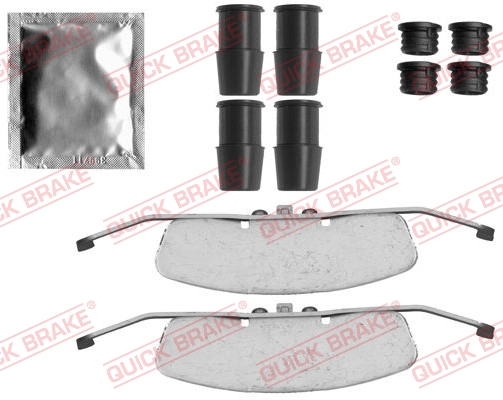 QUICK BRAKE 109-1846 Kit accessori, Pastiglia freno