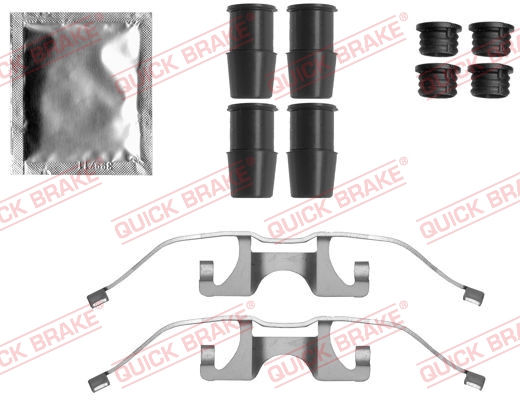 QUICK BRAKE 109-1849 Kit accessori, Pastiglia freno-Kit accessori, Pastiglia freno-Ricambi Euro