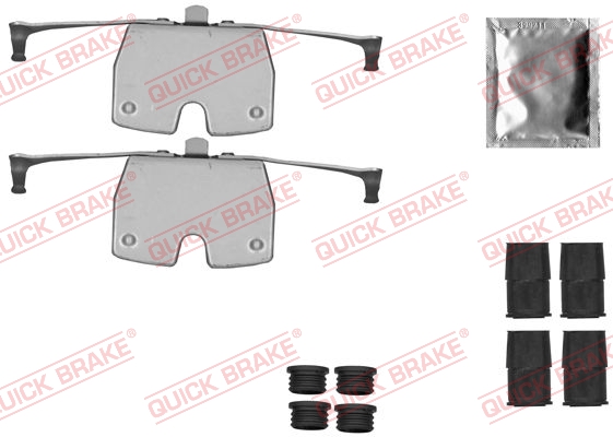 QUICK BRAKE 109-1851 Kit accessori, Pastiglia freno-Kit accessori, Pastiglia freno-Ricambi Euro