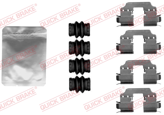 QUICK BRAKE 109-1881 Kit accessori, Pastiglia freno-Kit accessori, Pastiglia freno-Ricambi Euro