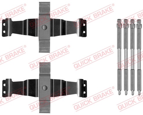 QUICK BRAKE 109-1886 Kit accessori, Pastiglia freno-Kit accessori, Pastiglia freno-Ricambi Euro