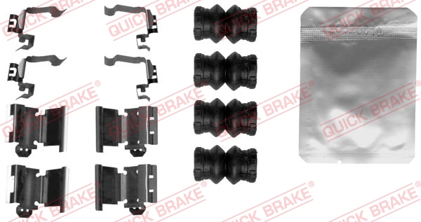 QUICK BRAKE 109-1897 Kit accessori, Pastiglia freno