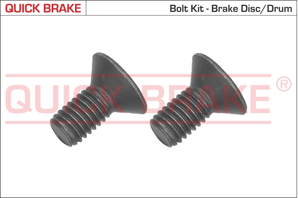 QUICK BRAKE 11665K Bullone, Disco freno-Bullone, Disco freno-Ricambi Euro