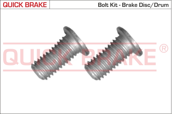 QUICK BRAKE 11672K Bullone, Disco freno