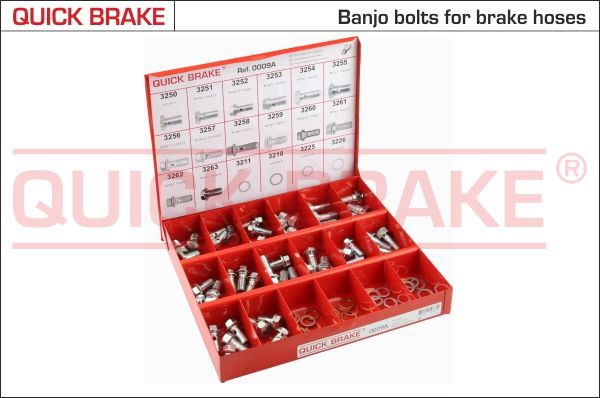 QUICK BRAKE 171-0009A Sortiment, skrutky