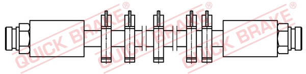 QUICK BRAKE 22.908 Flessibile del freno-Flessibile del freno-Ricambi Euro