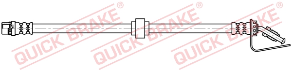 QUICK BRAKE 32.124 Flessibile del freno