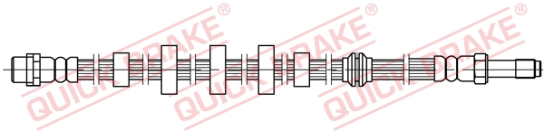 QUICK BRAKE 32.208 Flessibile del freno