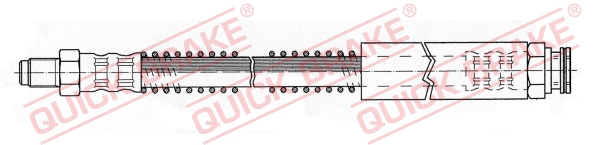 QUICK BRAKE 32.905 Flessibile del freno-Flessibile del freno-Ricambi Euro