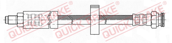 QUICK BRAKE 32.907 Flessibile del freno-Flessibile del freno-Ricambi Euro