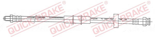 QUICK BRAKE 32.918 Flessibile del freno