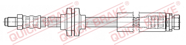 QUICK BRAKE 35.902 Flessibile del freno