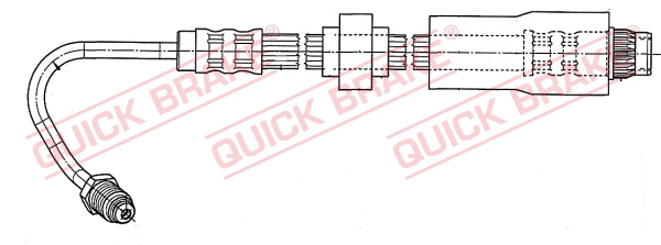 QUICK BRAKE 37.929 Flessibile del freno-Flessibile del freno-Ricambi Euro