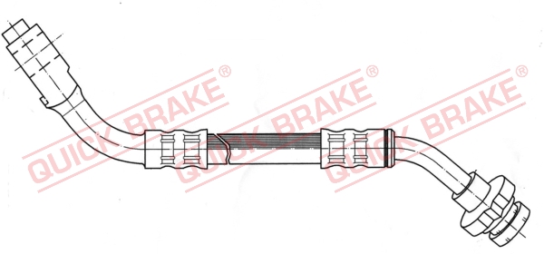 QUICK BRAKE 50.025 Flessibile del freno