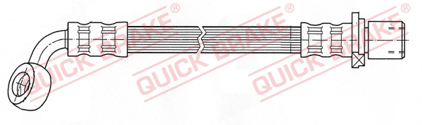 QUICK BRAKE 50.058 Flessibile del freno