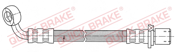 QUICK BRAKE 50.059 Flessibile del freno-Flessibile del freno-Ricambi Euro