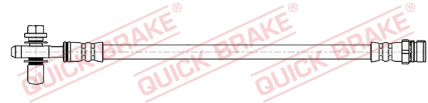 QUICK BRAKE 50.079X Flessibile del freno-Flessibile del freno-Ricambi Euro