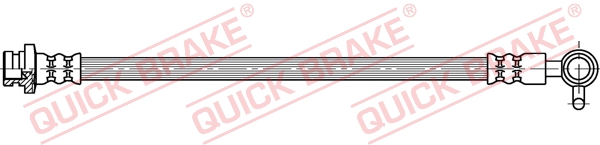 QUICK BRAKE 50.089 Flessibile del freno-Flessibile del freno-Ricambi Euro