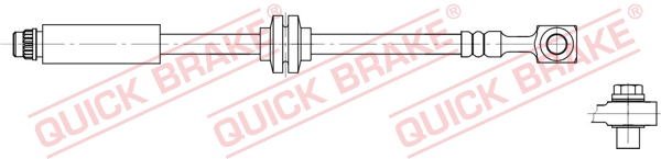 QUICK BRAKE 50.201X Flessibile del freno-Flessibile del freno-Ricambi Euro