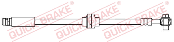 QUICK BRAKE 50.205X Flessibile del freno-Flessibile del freno-Ricambi Euro