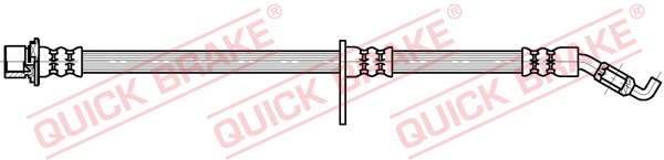 QUICK BRAKE 50.708 Flessibile del freno-Flessibile del freno-Ricambi Euro