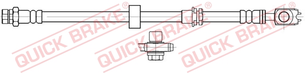 QUICK BRAKE 50.718X Flessibile del freno-Flessibile del freno-Ricambi Euro