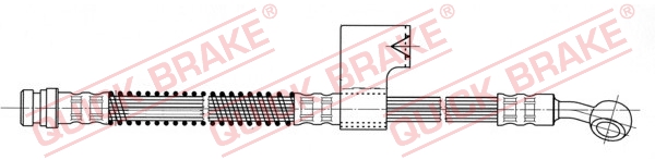 QUICK BRAKE 50.817 Flessibile del freno-Flessibile del freno-Ricambi Euro