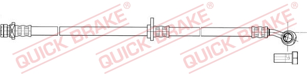 QUICK BRAKE 50.837X Flessibile del freno-Flessibile del freno-Ricambi Euro