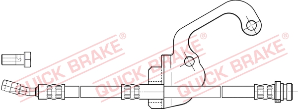 QUICK BRAKE 50.838X Flessibile del freno-Flessibile del freno-Ricambi Euro