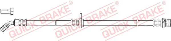 QUICK BRAKE 50.846X Flessibile del freno-Flessibile del freno-Ricambi Euro
