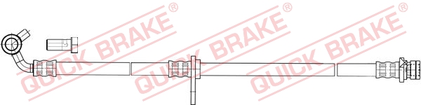 QUICK BRAKE 50.848X Flessibile del freno-Flessibile del freno-Ricambi Euro
