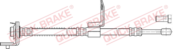 QUICK BRAKE 50.857X Flessibile del freno-Flessibile del freno-Ricambi Euro