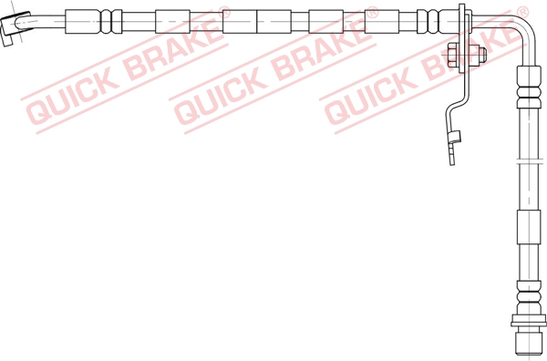 QUICK BRAKE 50.892 Flessibile del freno-Flessibile del freno-Ricambi Euro