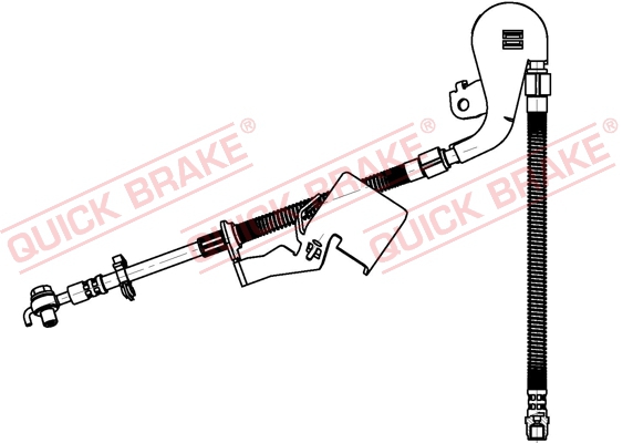 QUICK BRAKE 58.803X Flessibile del freno-Flessibile del freno-Ricambi Euro