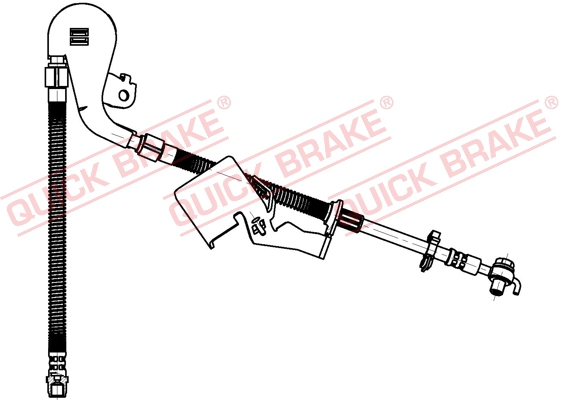 QUICK BRAKE 58.804X Flessibile del freno-Flessibile del freno-Ricambi Euro