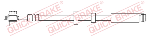 QUICK BRAKE 58.818X Flessibile del freno-Flessibile del freno-Ricambi Euro