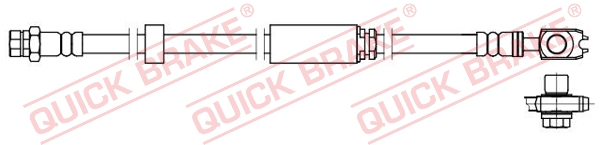 QUICK BRAKE 58.871X Flessibile del freno-Flessibile del freno-Ricambi Euro