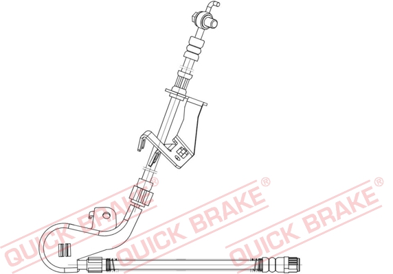 QUICK BRAKE 58.875X Flessibile del freno-Flessibile del freno-Ricambi Euro