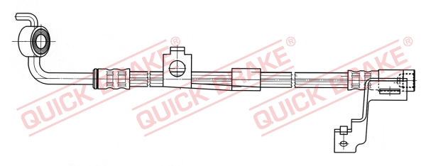 QUICK BRAKE 58.913X Flessibile del freno