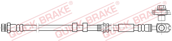 QUICK BRAKE 59.801X Flessibile del freno-Flessibile del freno-Ricambi Euro